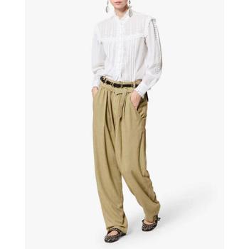 [해외] 이자벨마랑 블라우스 이자벨 마랑 론지 탑 화이트