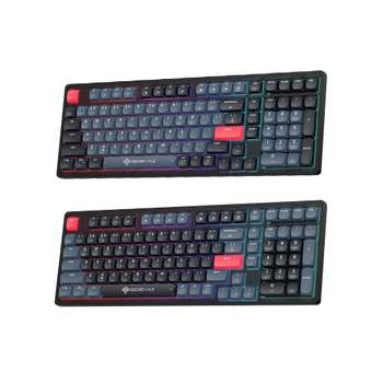 블루투스 유무선 기계식 키보드 멀티 페어링 무한 동시 입력 RGB LED 다양한 디바이스 호환 슬림