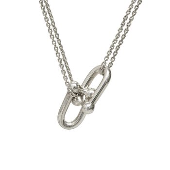 [중고명품] 티파니앤코 [리본즈] 실버 925 하드웨어 더블 링크 목걸이