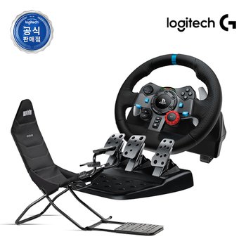 로지텍코리아 로지텍G <b>G29</b> 레이싱휠, GT LITE AIR RACING COCKPITS 레이싱 거치대(PS5,PC) SSG