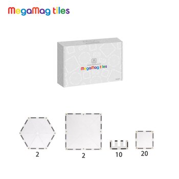 [오늘출발] 메가맥타일즈 아이스 확장팩 세트 34p (육각타일+롤링스탠드 포함)