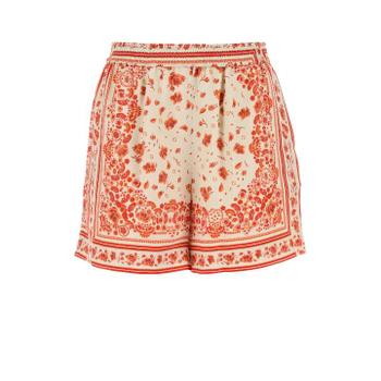 [해외] 펜디 FR6643AVA1 F0D4T Printed silk shorts