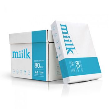 한국제지 밀크복사지 A4 80g 500매 / 210x297mm 박스 (5개입)