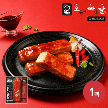 [오빠닭] 고단백 스틱 닭가슴살 매콤바베큐맛 100g 1팩