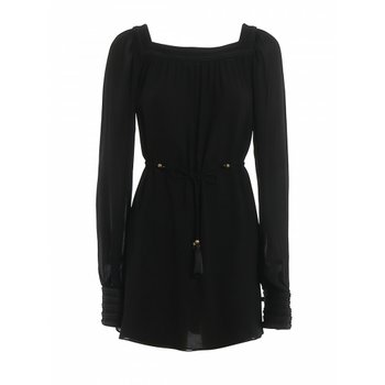 여성 칵테일 Passementerie 숏 원피스 608598Y103W1000 블랙 /8