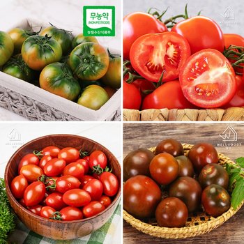 [웰굿] 토마토 특별 모음전(짭짤이/대저/찰토마토/방울토마토)