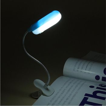 2구 LED 집게 독서등 북라이트