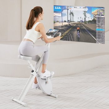 (주)중산물산 [중고] [리퍼] 실내자전거 리얼 접이식 즈위프트 사이클 센서 게임 가정용 헬스 바이크 운동 야핏