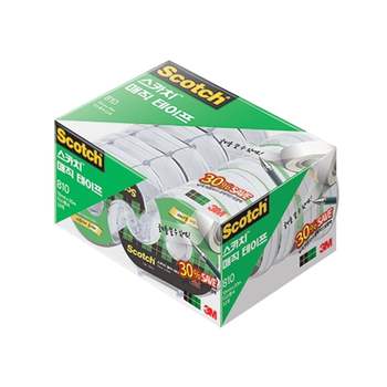 3M IU74QB79 스카치 매직테이프 810D-12 (12mmx20m) 세이빙팩