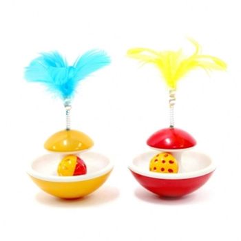 고양이 노을둥둥섬 토이볼 레드 1P 흥미유발 장난감 반려묘딸랑이공