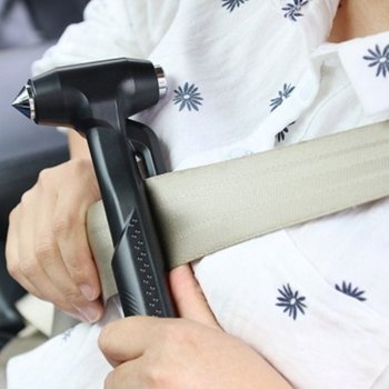 휴대용 미니망치 차량용 유리창 파괴기 위급 상황 대비 안전 지침 망치 재난대비