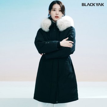 (주)블랙야크 [신세계백화점]25년 F/W 여성 RDS인증 폭스퍼 구스 아이유 롱패딩 윈드스토퍼 히마 WSP 롱 다운자켓 1BYPAWU504