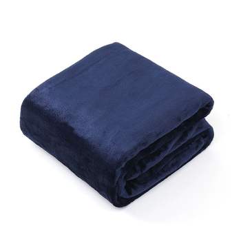 이시아르 DC73KY55 네이비 극세사 이불담요 100x150cm