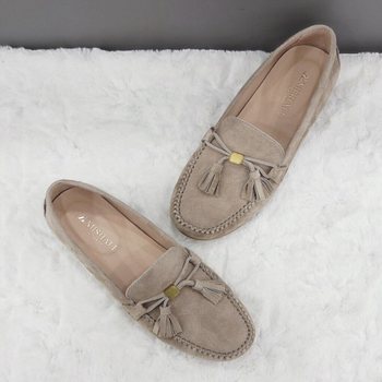 여성 태슬 리본 로퍼 X2HY60FP30 BEIGE 7SD_JJ