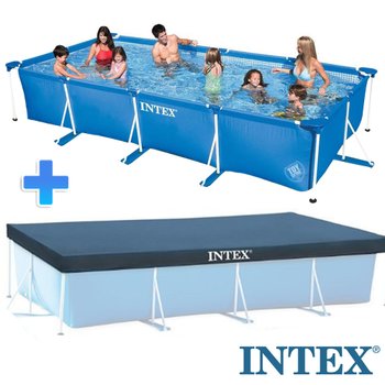 INTEX 패밀리 프레임풀 특대 28273 +전용덮개