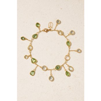 [해외] 피파 스몰 이라와디 18k 골드 아쿠아마린 페리도트 브레이슬릿 1647597302844083