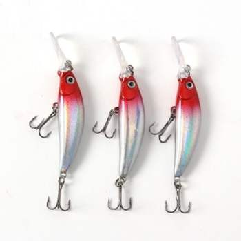 배스쏘가리꺽지낚시싱킹미노우루어3p세트S50 UM27PB76