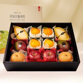 [SSG상품권증정이벤트][1/27일부터 순차출고] [맛딜] 프리미엄 과일 5종 선물세트 (사과2,배2,망고2,애플망고2,한라봉4)