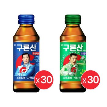 [오늘출발] [공식][추가적립]구론산 오리지날액 150ml 30입+스파클링 150ml 30입_분리배송