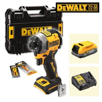 디월트 DCF850E1A 20Vmax POWERSTACK 1.7Ah 1팩 XR 컴팩트 충전임팩트드라이버 임팩드릴(티스텍)