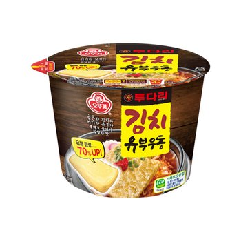 오뚜기 NEW 투다리 김치유부우동 105g x 6개