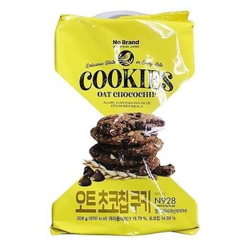 오트 초코칩 쿠키 208g b71028