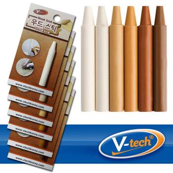 V텍 IC86QS31 우드스틱 가구 마루흠집보수 크레용마루 인테리어 흠집 보수 DIY