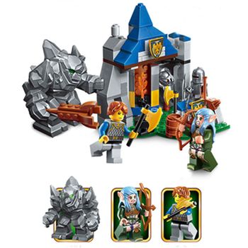 요정트롤의 기습 계몽블럭 조립식 대형 (402) 조립 중국 호환 피큐어