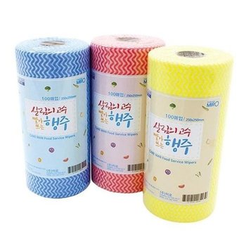 [JH8Q1Q85_52C5]빨아쓰는행주 키친타올 롤형 100매