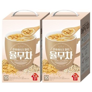 담터 콘푸레이크 현미 율무차 100T 50Tx2개