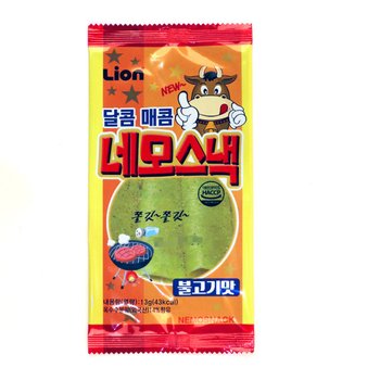 신흥물산 네모스넥 불고기 13g 30입  x 2개