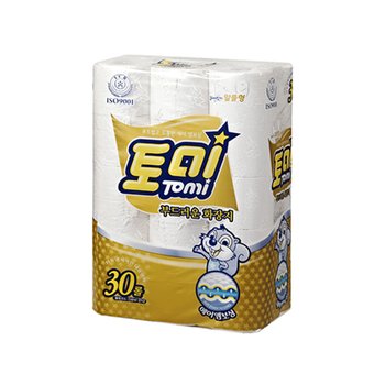 토미 두루마리 롤 화장지 엠보 2겹 50m 30롤 X 3팩