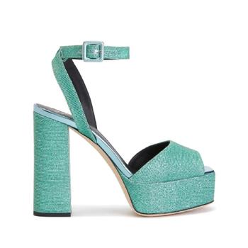 [해외] 쥬세페자노티 글리터 블록 힐 플랫폼 샌들 I000010048