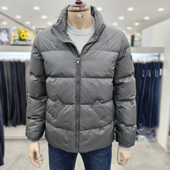 (모다인천점)그레이 퀄팅 구스 다운 캐주얼 점퍼/PPJP4201A_IC