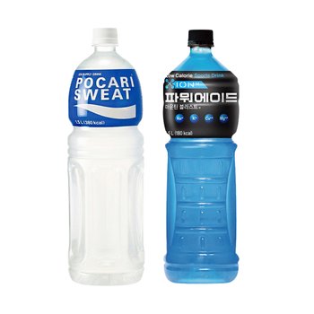 이온음료 2종혼합 포카리 스웨트 파워에이드 1.5L x 6페트/12페트 수량선택