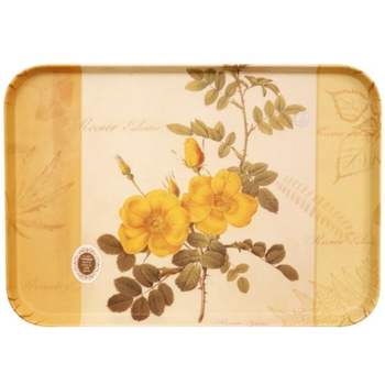 스퀘어쟁반(특대)-골드로즈 718QJI36 쟁반 다용도쟁반 손잡이쟁반 주방소품