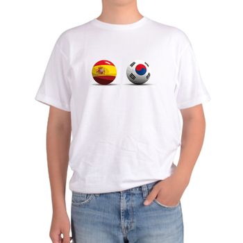 디지털프린팅 반팔 라운드티 스페인 한국 투우 마드리드
