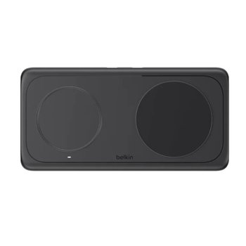 [해외] 벨킨 Qi2 15W 2in1 마그네틱 무선 충전 패드 블랙