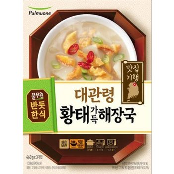 [트레이더스]풀무원 대관령식 황태 가득 해장국 450g*3개