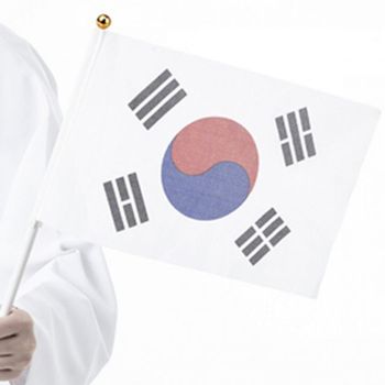 국경일 국기봉 행사용 기념품 깃대 손국기 태극기 휴대용