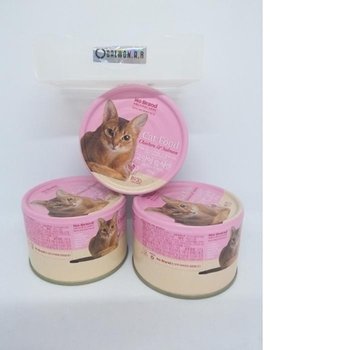 [노브랜드] 재고보유-노브랜드 고양이 습식 캔 닭연어 160g 고양이간식 사료 2+1 총3개