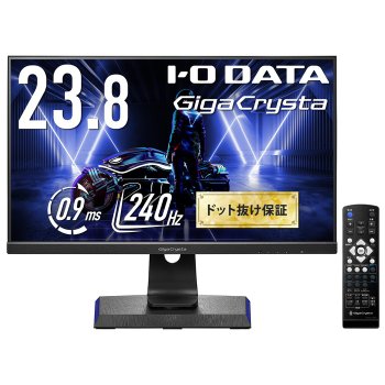 [해외] 아이오데이터 게이밍 모니터 23.8인치 FHD 240Hz 0.9ms EX-LDGC241UDB 블랙