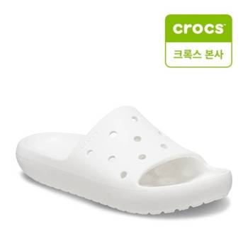 {매장정품} 크록스 CROCS 클래식 슬라이드 2.0 샌들 슬리퍼 화이트 209401-100 941439