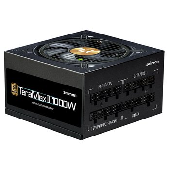 잘만 TeraMax II 1200W 80PLUS Gold 풀모듈러 ATX 3.0 (PCIE5) 블랙