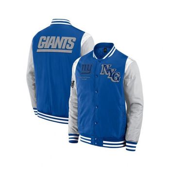 [해외] Fanatics 유니섹스 로얄 뉴욕 Giants Elements 엘리트 Full-Snap 자켓 - 20927363 1340791