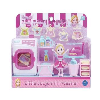 시크릿쥬쥬 미니세탁기 소꿉놀이장난감 5살아이선물 세탁기장난감