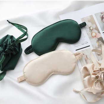 실크 수면안대 눈가리개 편안한 수면용 암막 안대 온열 안구건조