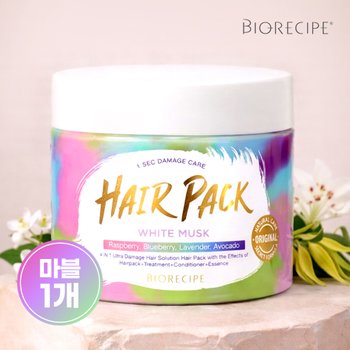 [오늘출발] 바이오레시피 1초 데미지 케어 헤어팩 300g 2종 /트리트먼트 헤어클리닉 단백질헤어팩 미용실