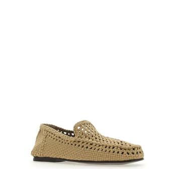 Dolce   Gabbana 우븐 아몬드 토 슬립온 로퍼 A50523AJ183 80019 TP934703705