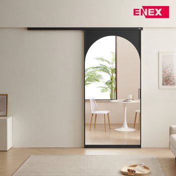 ExG 루크 하프 아치 원슬라이딩 중문 화이트 블랙 800mm 부터 1300mm 까지